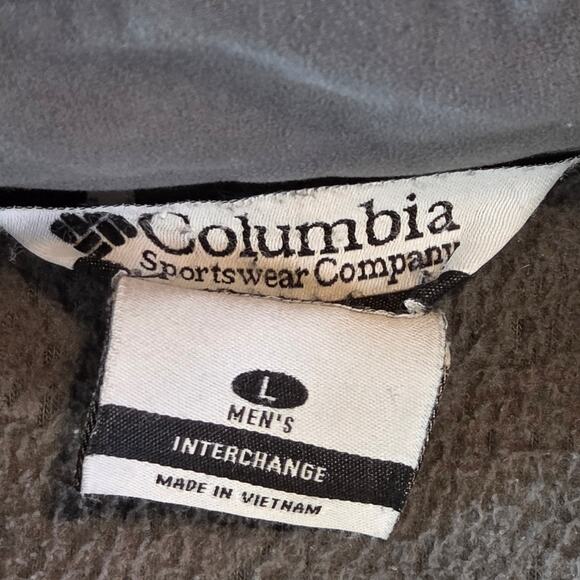 Columbia Interchange Bugaboo Fleece Liner Jacket Men’s L Gray Black - Picture 4 of 16